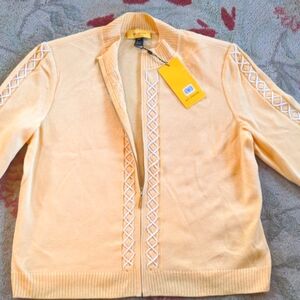 ST. JOHN Full Zip Cardigan